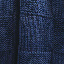 Solomon Knitted Cotton Throw